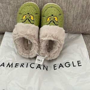 Grinch slippers from America Eagle